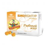 Рыбий жир масло чеснока капс. 300мг №100