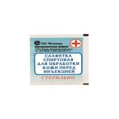 Салфетка д/инъекций стерильная спиртовая 30х60мм №1