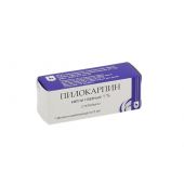 Пилокарпина г/хл фл.-кап. капли гл. 1% 5мл