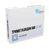 Триметазидин МВ таб.п/о плен.с мод.высв. 35мг №60 №3