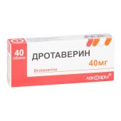 Дротаверина гидрохлорид таб. 40мг №40