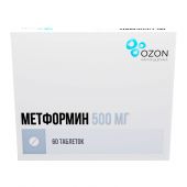 Метформин таб. 500мг №60