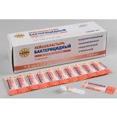 Лейкопластырь Leiko бактер.1.9х7.2см тел.полим.