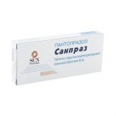 Санпраз таб.п/о раствор./кишечн. 40мг №10 №2