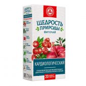 Щедрость природы фиточай кардиологический ф/пак 2г № 20