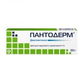 Пантодерм крем для нар. прим. 5% 30г