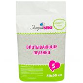 Эллара пеленки впитывающие кидс эконом 60х60см №5