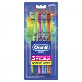 Орал-Б щетка зубная Colors средняя №4
