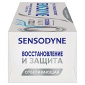 Сенсодин паста зубная восстановление и защита отбеливающая туба 75мл №4