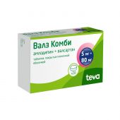 Валз Комби таб. п/о плен. 5мг+80мг №28 №2