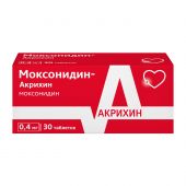 Моксонидин-Акрихин таб.п/о плен. 0,4мг №30