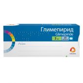 Глимепирид таб. 3мг №30