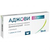 Аджови р-р для п/к введ. 150мг/мл 1,5мл шприц №1  №2