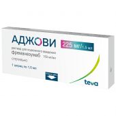 Аджови р-р для п/к введ. 150мг/мл 1,5мл шприц №1 