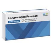 Силденафил Реневал таб.п/о плен. 50мг №10