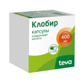 Клобир капсулы 400мг №100 №2