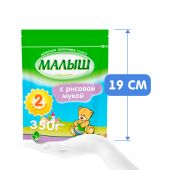 Малыш смесь молочная рисовая мука от 6мес. 350г №5