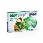 Барсукор барсучий жир экстракт солодки капс. 0,2г №100