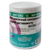 Интекс-лайт бинт эластичный с застежкой СР 10смх5м