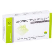 Аторвастатин-ЛЕКСВМ таблетки покрытые оболочкой плёночной 20мг № 30