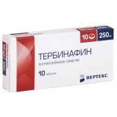 Тербинафин-Вертекс таб. 250мг №10