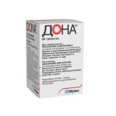 Дона таб.п/о плен. 750мг №60 №4