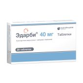 Эдарби таб. 40мг №28 №2