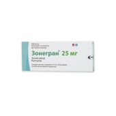 Зонегран капс. 25мг №14 – купить в Москве, цена 637,00 руб в аптеке. Зонегран капс. 25мг №14: отзывы, инструкция по применению, код товара: 98713