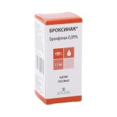 Броксинак капли гл. 0,09% 1,7мл №2